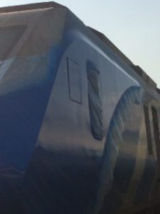 رنگ امیزی قطارهای پرسرعت پردیس توسط کیان صنعت شهباز