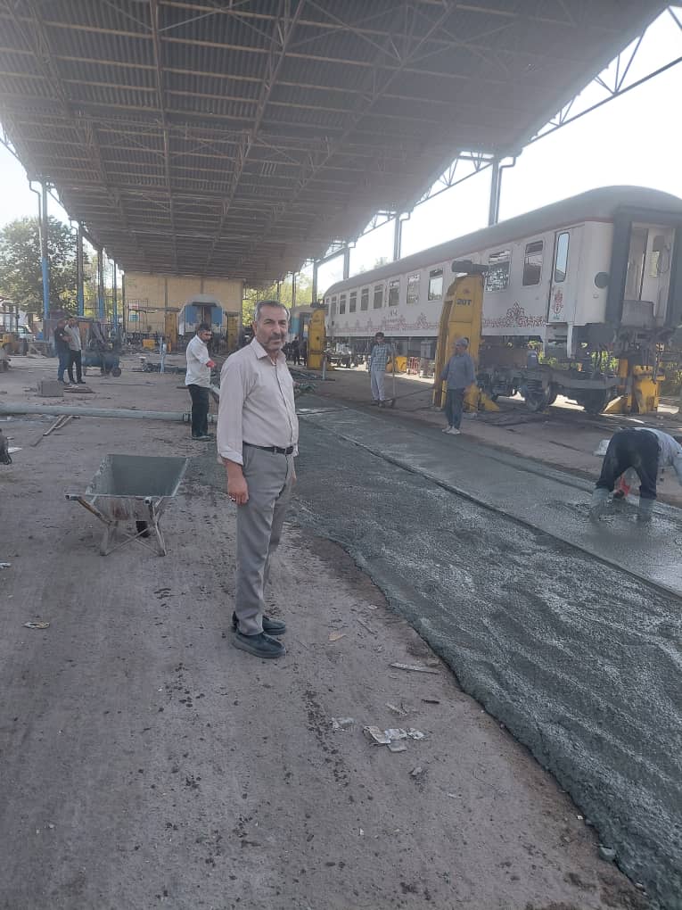 بارسازی و نصب ست جک در سایت قطارهای مسافری و باری جوپار توسط شرکت کیان صنعت شهباز